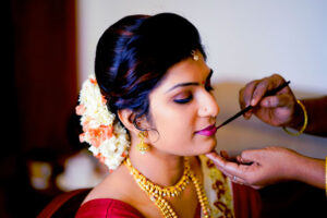 bridal makeup in guruvayur